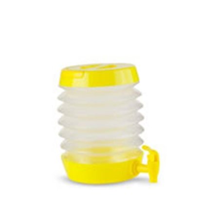 ZEES CREATIONS Zees Creations TG3103 Thirzt 2 Go Collapsible Dispenser - 1 gallon; Yellow TG3103